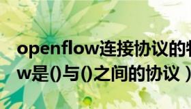 openflow连接协议的特点有哪些（openflow是()与()之间的协议）