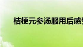 桔梗元参汤服用后感受（桔梗元参汤）