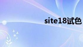 site18试色（site）