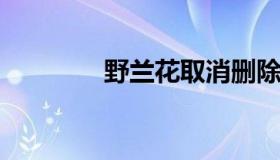 野兰花取消删除版在线播放