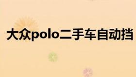 大众polo二手车自动挡（大众polo二手车）