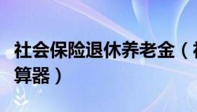 社会保险退休养老金（社会保险退休养老金计算器）