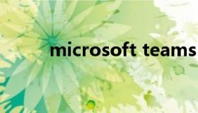 microsoft teams（micro接口）