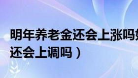 明年养老金还会上涨吗如何上涨（明年养老金还会上调吗）