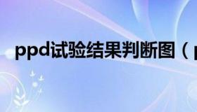 ppd试验结果判断图（ppd实验结果判定）