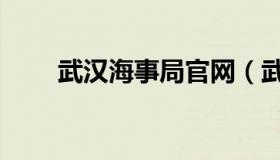 武汉海事局官网（武汉海事局官网）