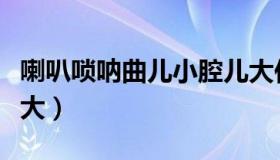 喇叭唢呐曲儿小腔儿大作者（喇叭唢呐曲小腔大）