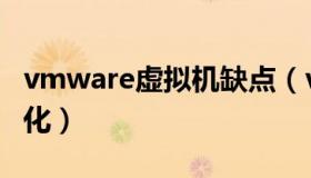 vmware虚拟机缺点（vmware虚拟机去虚拟化）