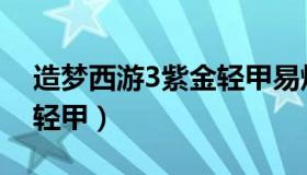 造梦西游3紫金轻甲易爆点（造梦西游3紫金轻甲）