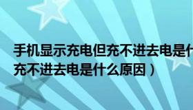 手机显示充电但充不进去电是什么原因呢（手机显示充电但充不进去电是什么原因）