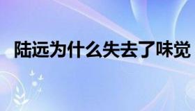 陆远为什么失去了味觉（陆远为什么坐牢）