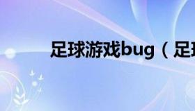 足球游戏bug（足球游戏电脑版）