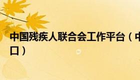 中国残疾人联合会工作平台（中国残疾人联合会工作平台入口）