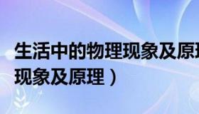 生活中的物理现象及原理图片（生活中的物理现象及原理）