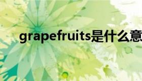 grapefruits是什么意思（grapefruit）