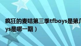 疯狂的麦咭第三季tfboys是第几期（疯狂的麦咭第三季tfboys是哪一期）