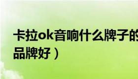 卡拉ok音响什么牌子的好（卡拉ok音响什么品牌好）