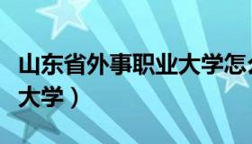 山东省外事职业大学怎么样（山东省外事职业大学）