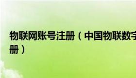 物联网账号注册（中国物联数字货币网会员注册登录怎样注册）