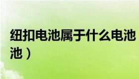 纽扣电池属于什么电池（纽扣电池属于什么电池）