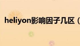 heliyon影响因子几区（heliyon影响因子）