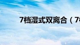 7档湿式双离合（7档湿式双离合）