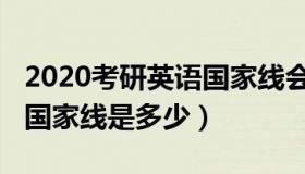 2020考研英语国家线会降低（2020考研英语国家线是多少）