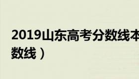 2019山东高考分数线本科（2019山东高考分数线）