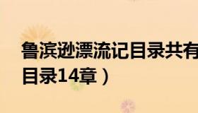 鲁滨逊漂流记目录共有14章（鲁滨逊漂流记目录14章）