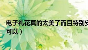 电子礼花真的太美了而且特别安全（为何大家都说电子礼花可以）