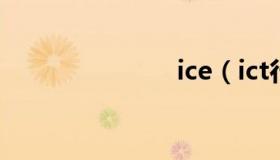 ice（ict行业）