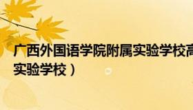 广西外国语学院附属实验学校高中部（广西外国语学院附属实验学校）