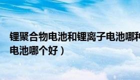 锂聚合物电池和锂离子电池哪种好（锂聚合物电池和锂离子电池哪个好）