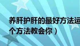 养肝护肝的最好方法运动（如何护肝养肝10个方法教会你）