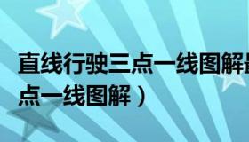 直线行驶三点一线图解最简单的（直线行驶三点一线图解）