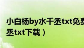 小白杨by水千丞txt免费下载（小白杨by水千丞txt下载）