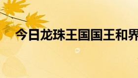 今日龙珠王国国王和界王神是什么关系？