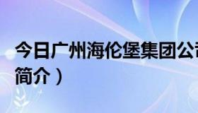 今日广州海伦堡集团公司简介（广州海伦堡的简介）