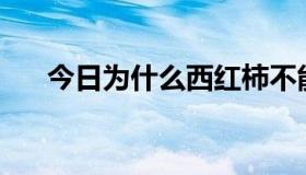 今日为什么西红柿不能和黄瓜一起吃？