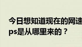 今日想知道现在的网速是多少兆，100.0Mbps是从哪里来的？