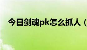 今日剑魂pk怎么抓人（剑魂PK怎样加点）