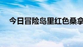 今日冒险岛里红色桑拿服的属性是什么？