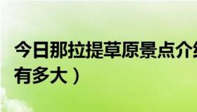 今日那拉提草原景点介绍（谁知道那拉提草原有多大）