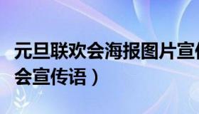 元旦联欢会海报图片宣传语（小学生元旦联欢会宣传语）