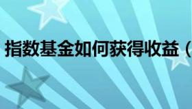 指数基金如何获得收益（指数基金如何赚钱）