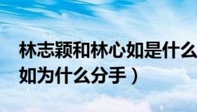 林志颖和林心如是什么关系?（林志颖跟林心如为什么分手）