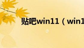 贴吧win11（win10吧百度贴吧）