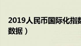 2019人民币国际化指数（人民币国际化指数数据）