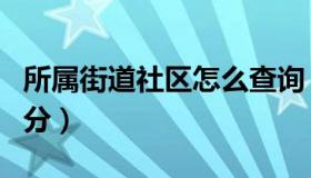 所属街道社区怎么查询（郑州市街道办事处划分）