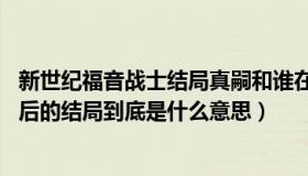 新世纪福音战士结局真嗣和谁在一起了（新世纪福音战士 最后的结局到底是什么意思）